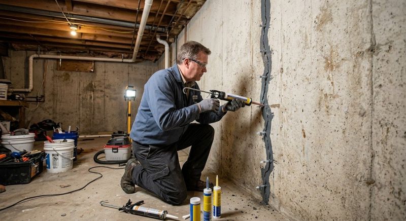 Basement Crack Repair in Conyers, GA