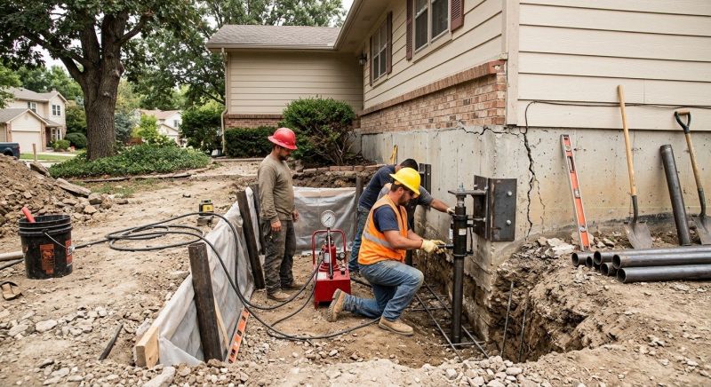 Concrete Foundation Repair in Mansfield, GA
