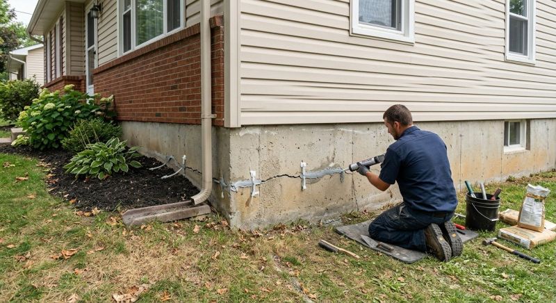 Cracked Foundation Repair in Decatur, GA