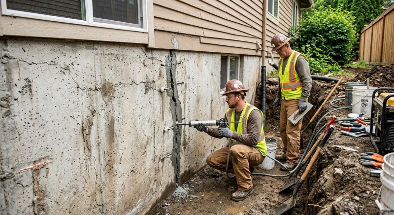 Cracked Foundation Repair in Griffin, GA
