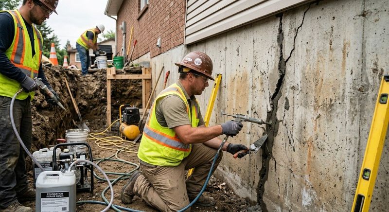 Cracked Foundation Repair in Locust Grove, GA