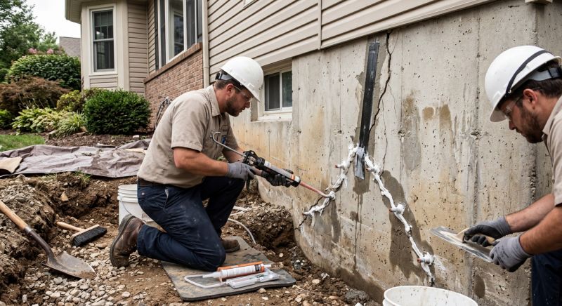 Cracked Foundation Repair in Locust Grove, GA