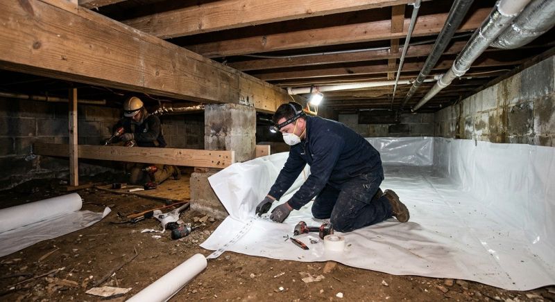 Crawl Space Leveling in Conyers, GA