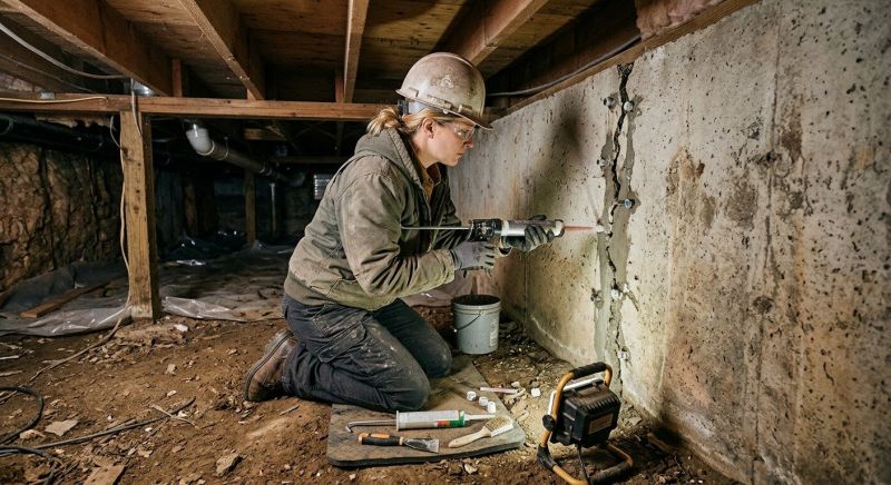 Crawlspace Foundation Repair in Grayson, GA