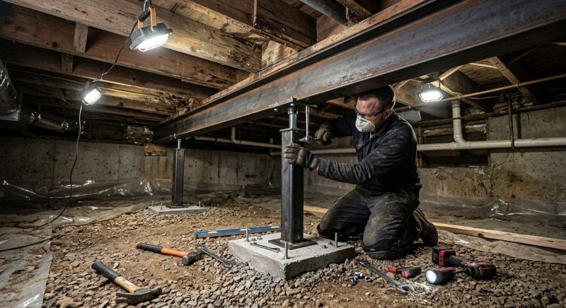 Crawlspace Structural Repair in Conyers, GA