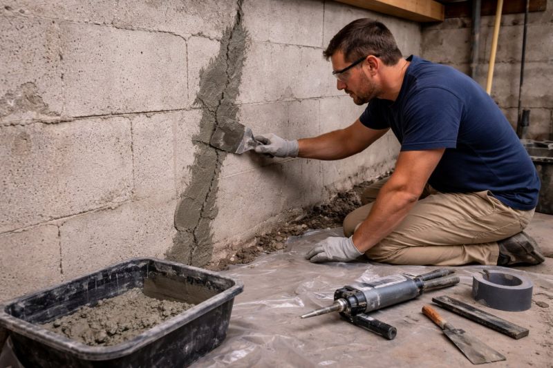 Foundation Crack Repair in Newton County, GA