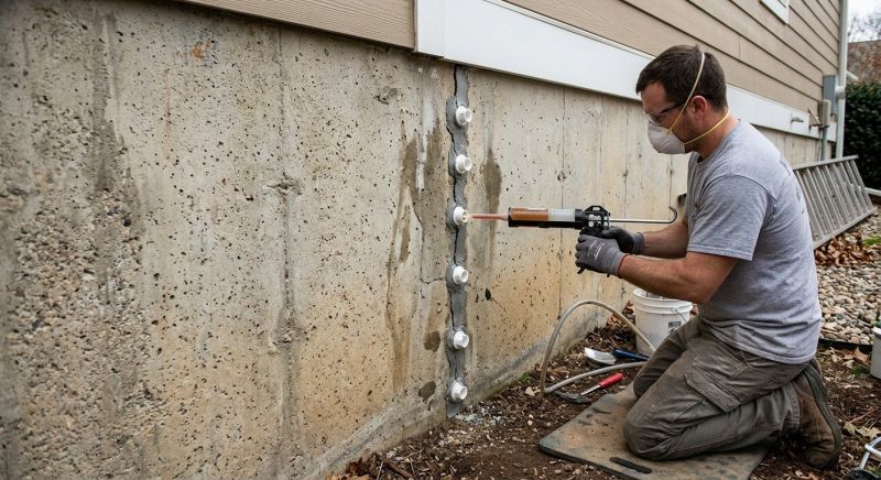 Foundation Crack Sealing in Conyers, GA