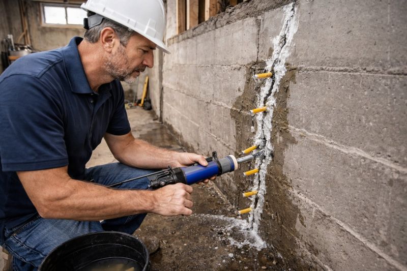 Foundation Crack Sealing in Conyers, GA