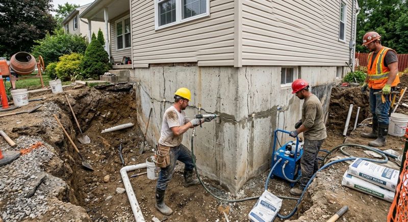 Foundation Cracks Repair in Conyers, GA