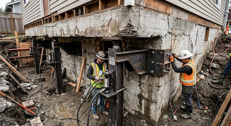 Foundation Lifting in Stone Mountain, GA