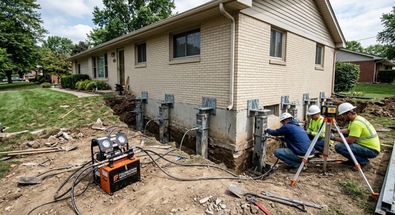 Foundation Pier Leveling in Conyers, GA
