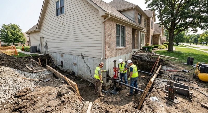 Foundation Settlement Repair in Conyers, GA