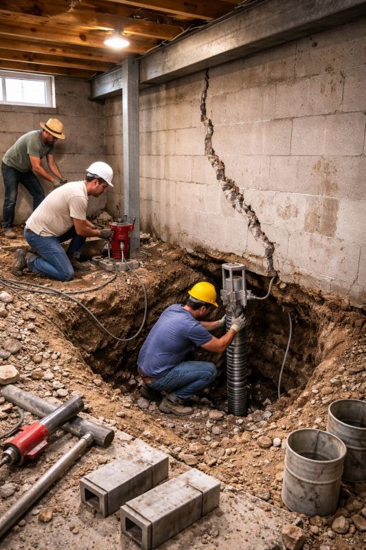 Foundation Structural Repair in Griffin, GA