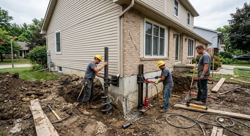 House Foundation Repair in Mansfield, GA