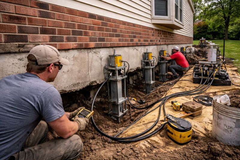 Settling Foundation Service in Mansfield, GA