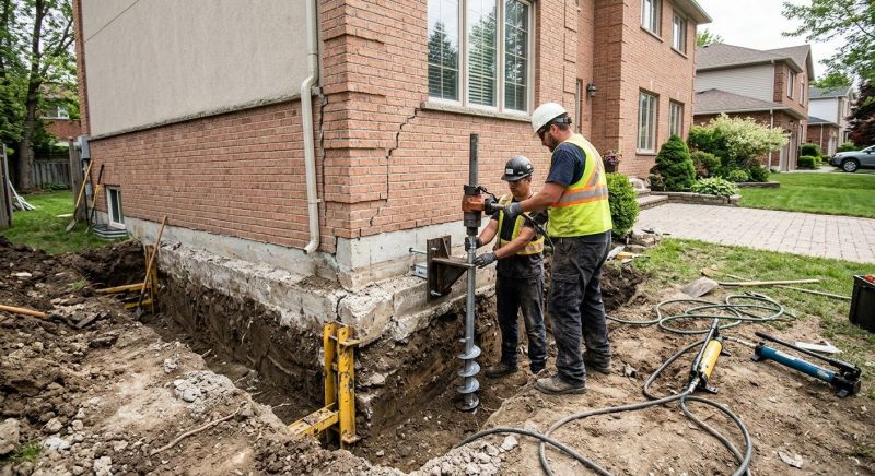 Sinking Foundation Repair in Griffin, GA