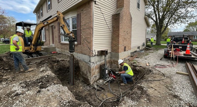 Sinking Foundation Repair in Lawrenceville, GA
