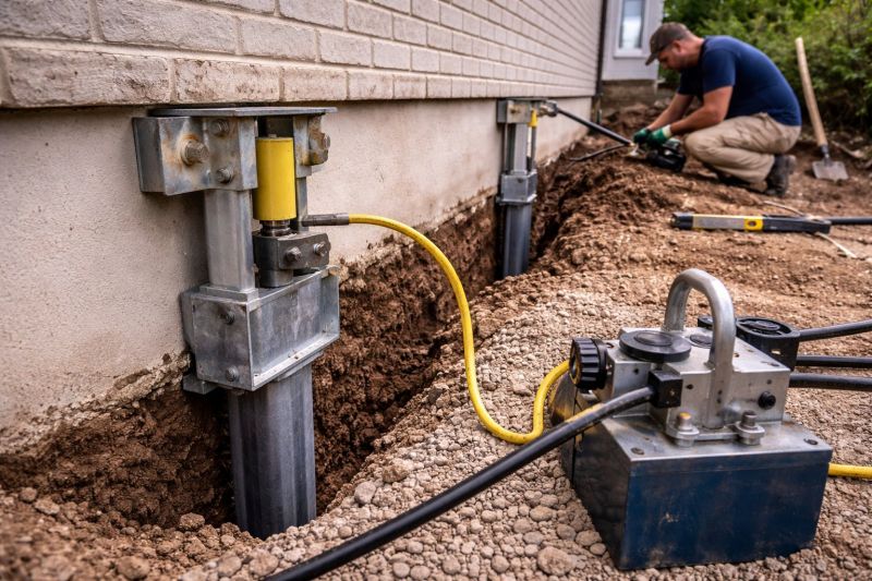 Sinking Foundation Repair in Rockdale County, GA